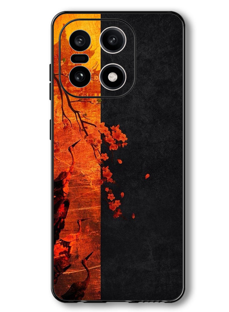 Theodor Case Compatible with OnePlus 15 6.78 Inch Protection Shockproof Bumper Cover Flower Abstract 4 - Image 1